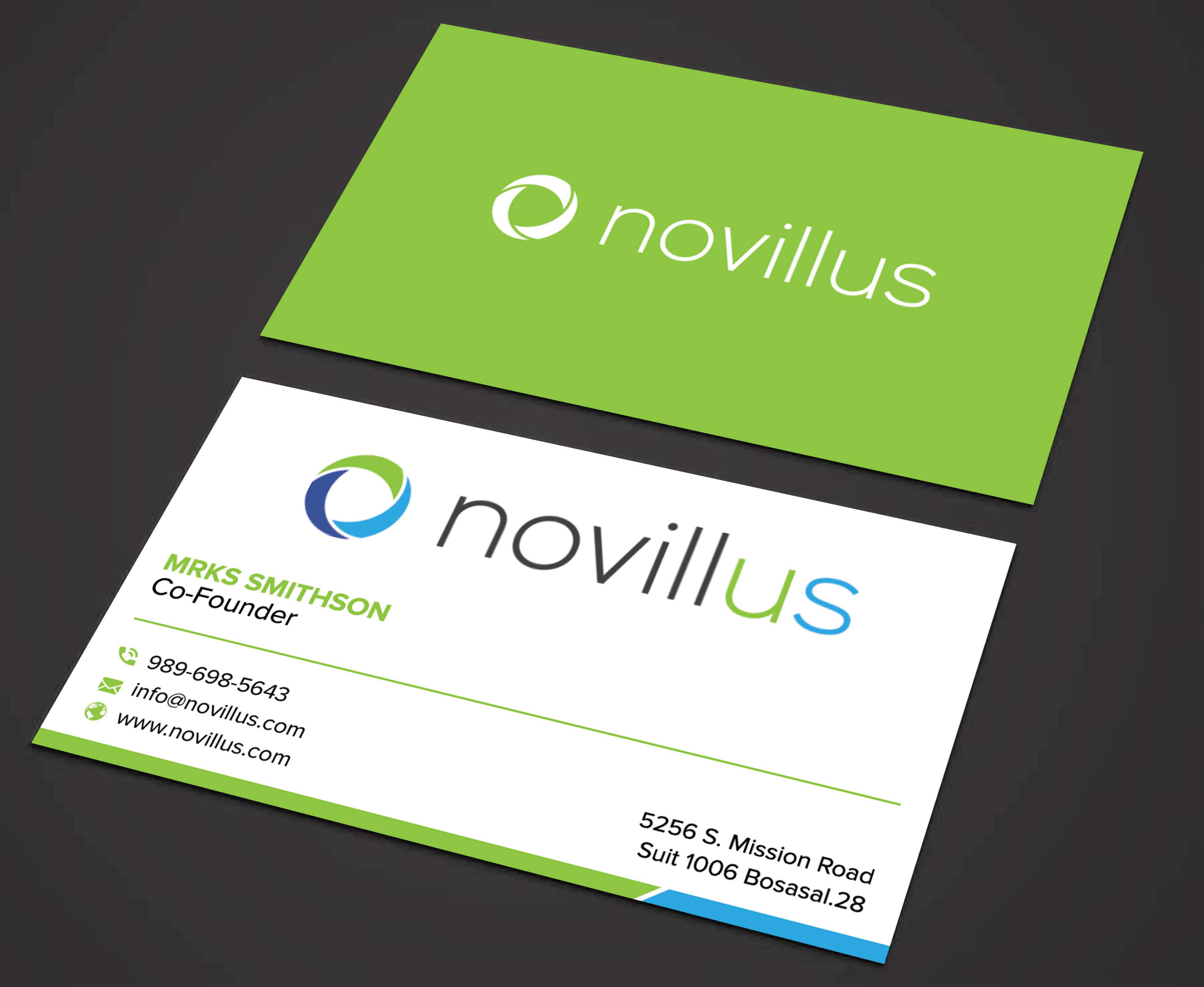 Diseño de Tarjeta de Presentación por sadikul islam para Novillus, LLC | Diseño #28017242