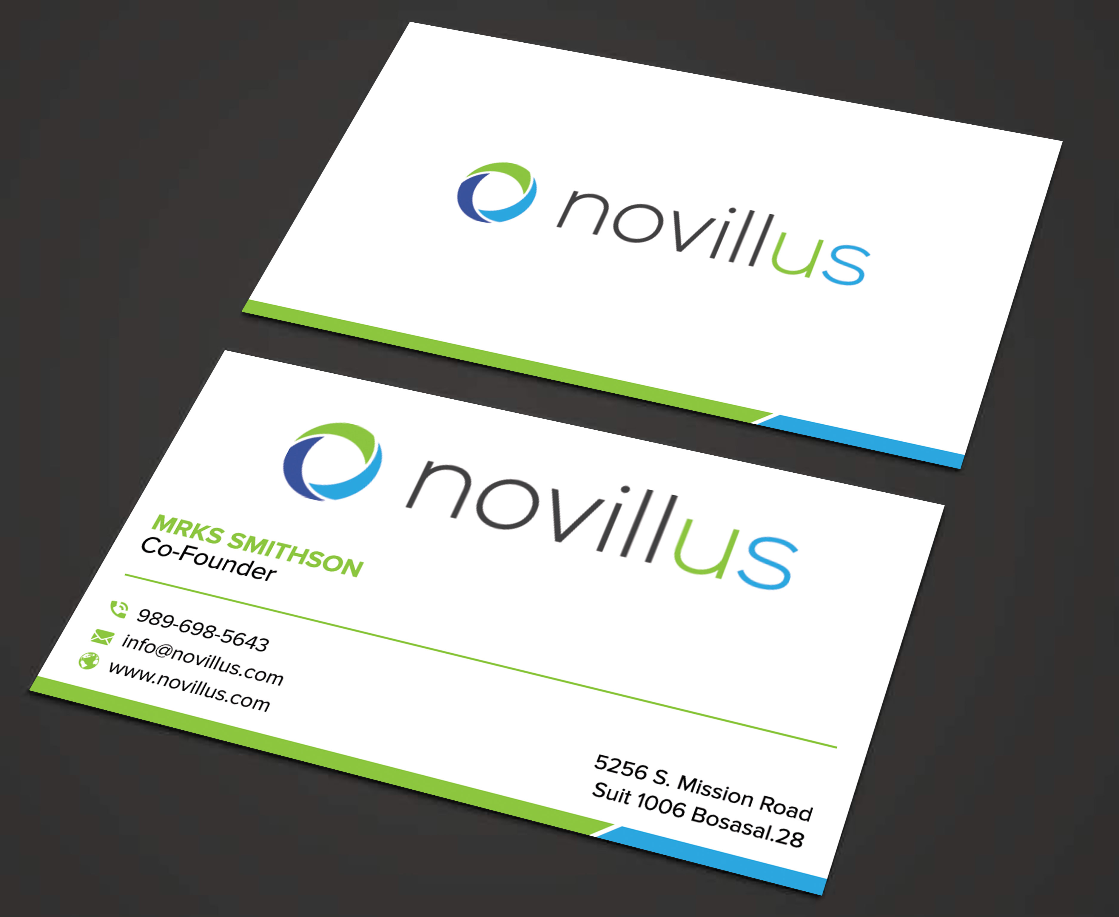 Diseño de Tarjeta de Presentación por sadikul islam para Novillus, LLC | Diseño #28017293