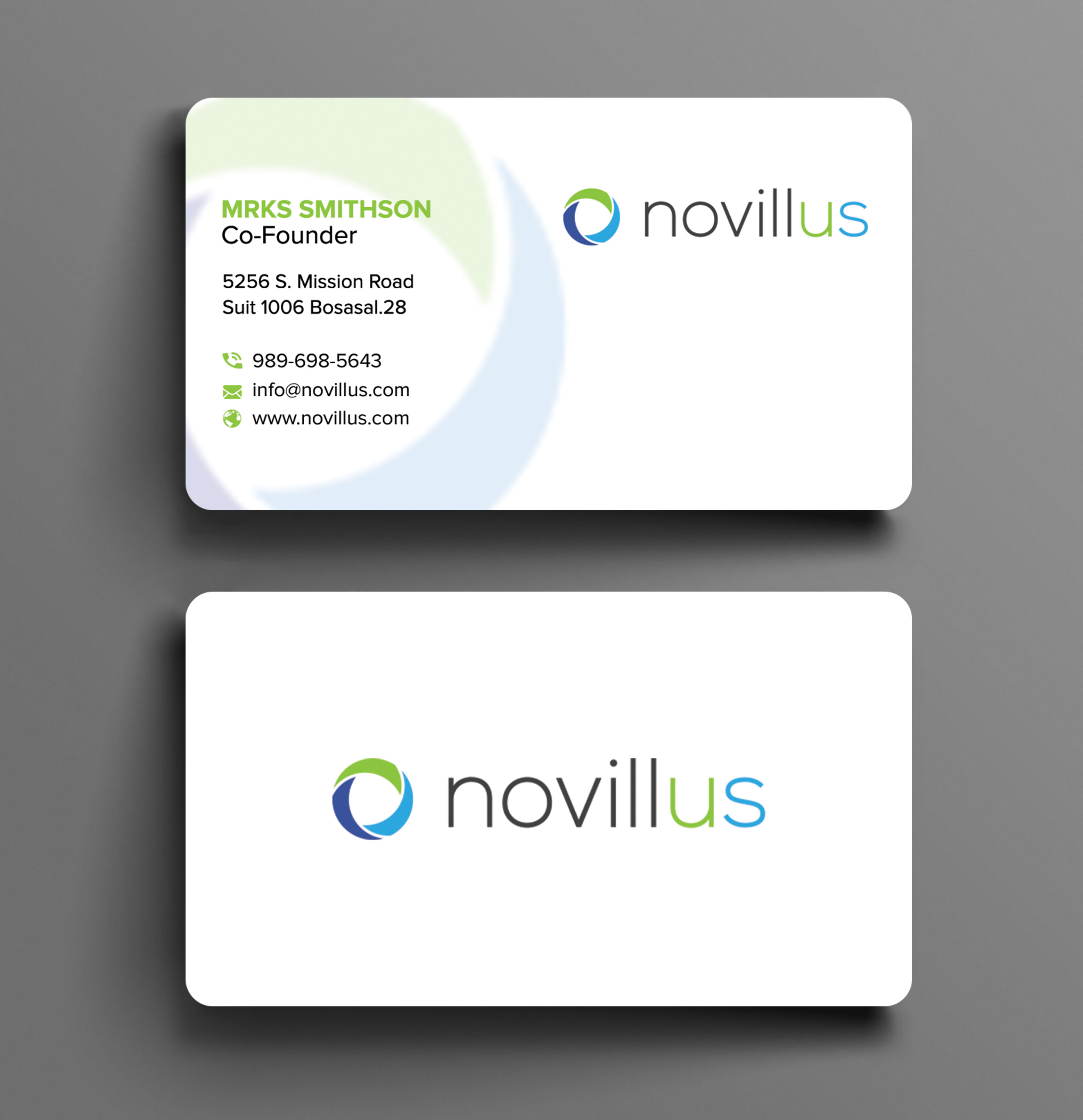 Diseño de Tarjeta de Presentación por sadikul islam para Novillus, LLC | Diseño #28017315