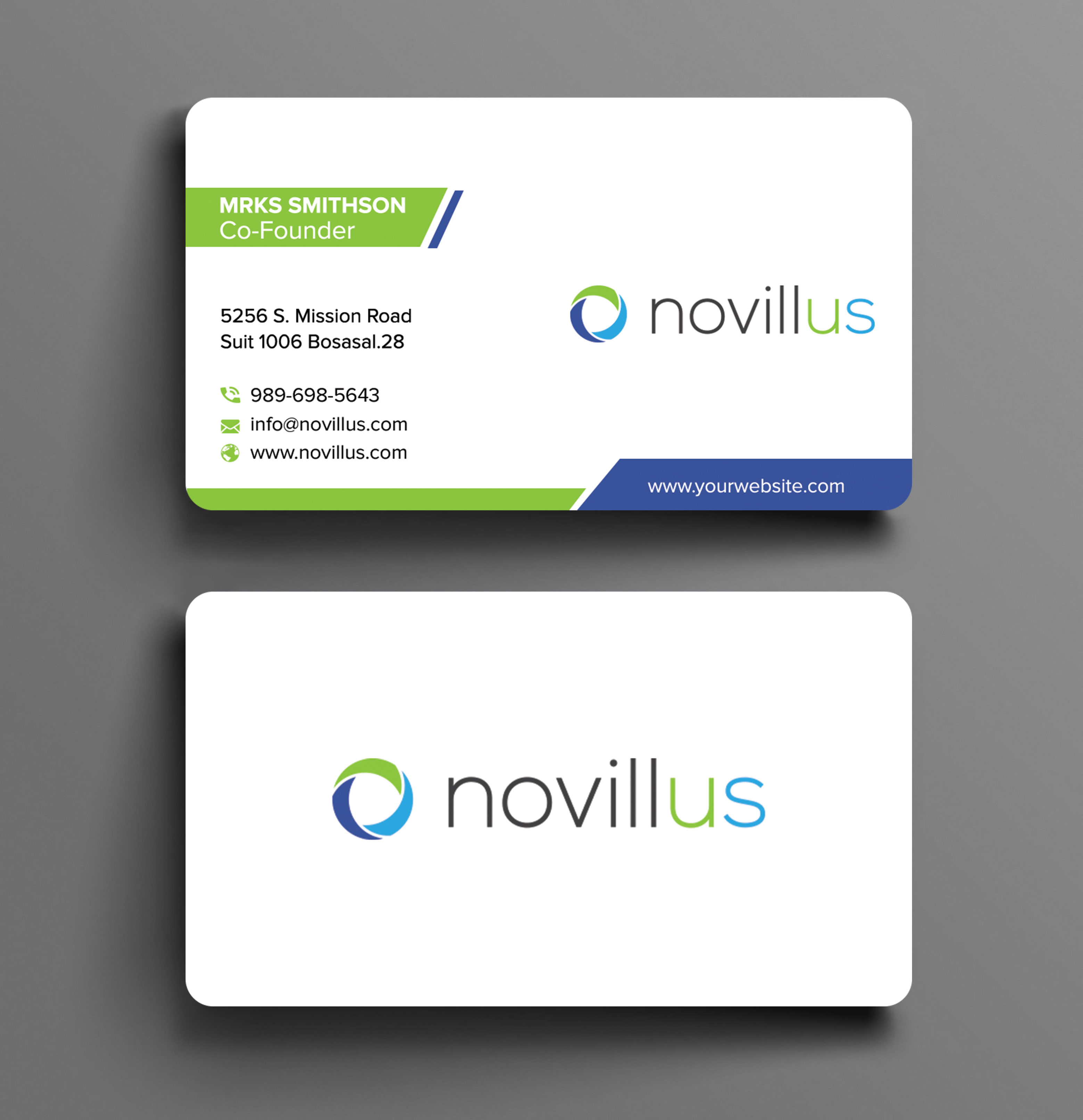 Diseño de Tarjeta de Presentación por sadikul islam para Novillus, LLC | Diseño #28017371