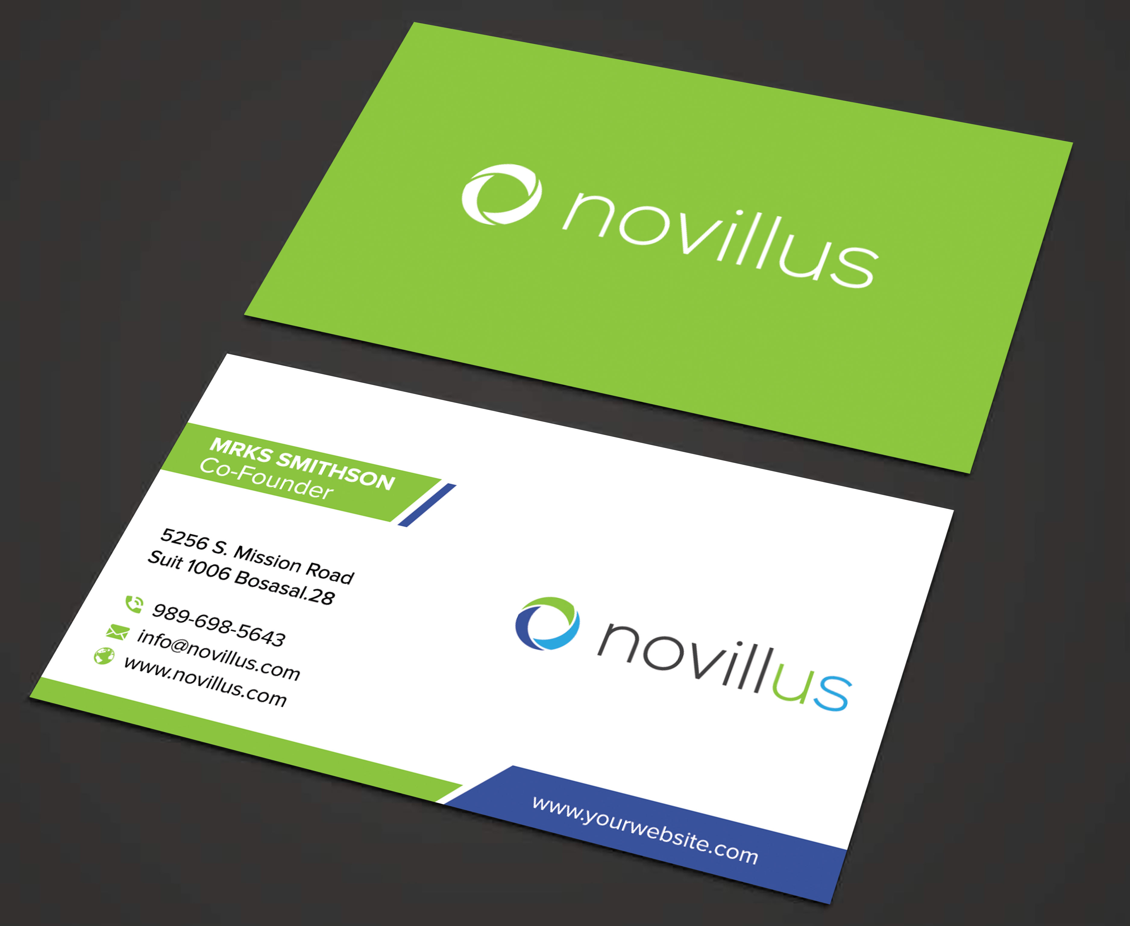 Diseño de Tarjeta de Presentación por sadikul islam para Novillus, LLC | Diseño #28017378