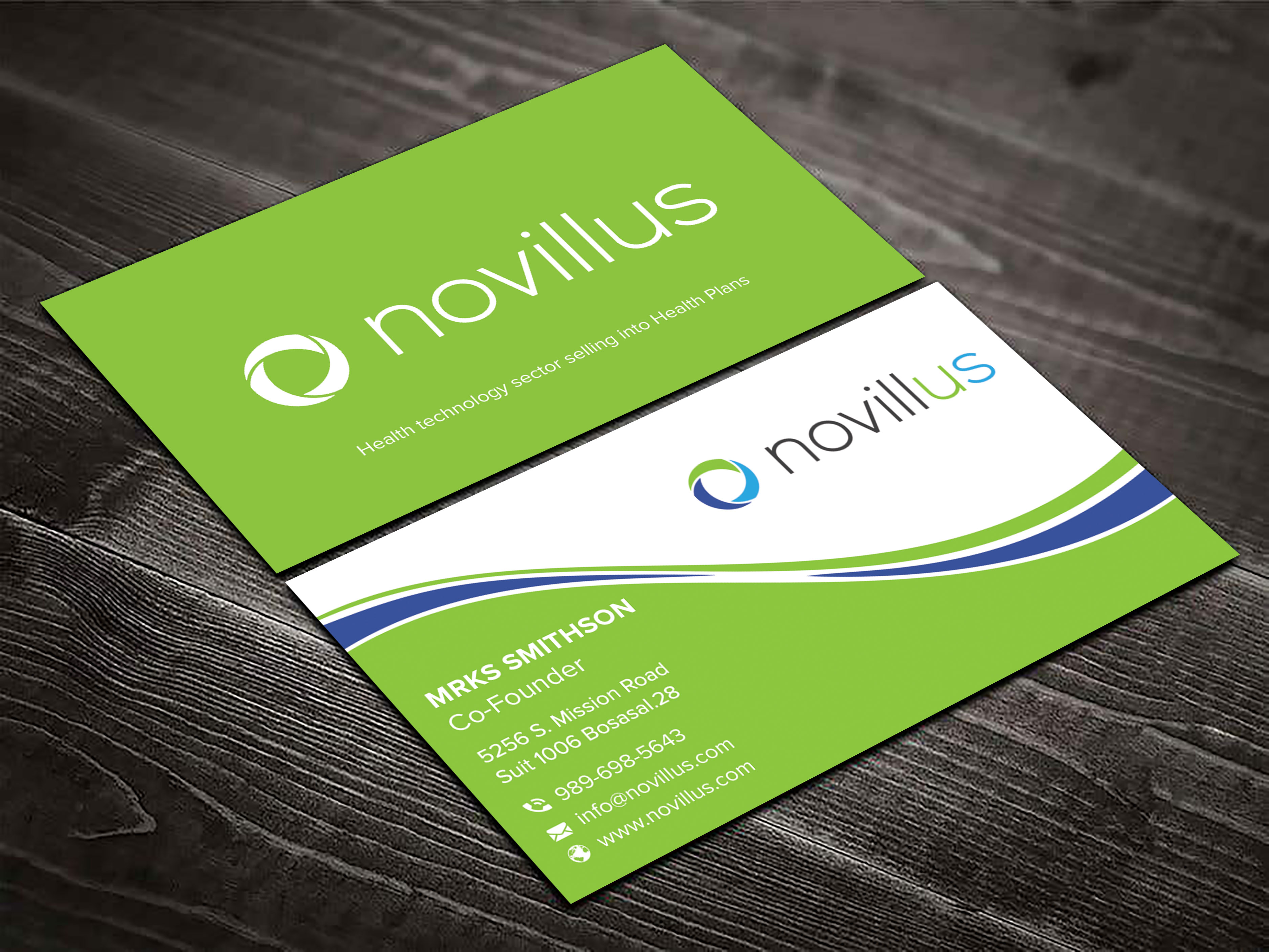 Diseño de Tarjeta de Presentación por sadikul islam para Novillus, LLC | Diseño #28120864