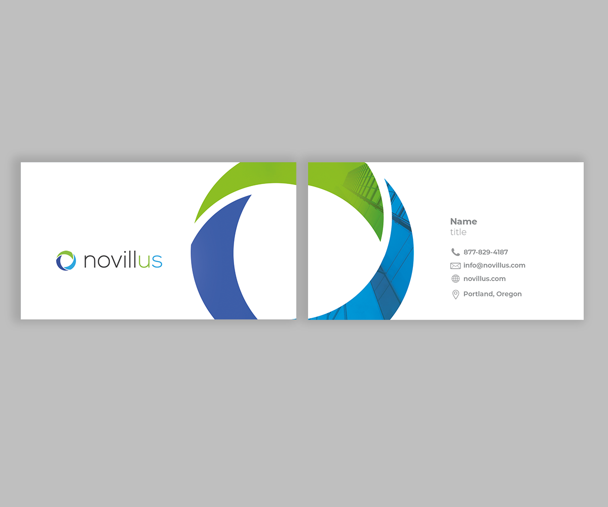 Business Card Design by Andrés Sebastián for Novillus, LLC | Design #28010837