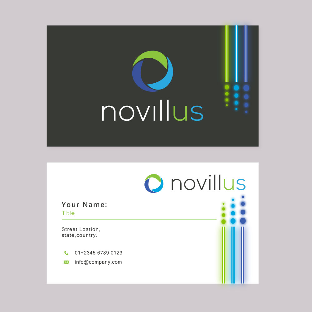 Business Card Design by GOOD GRAPHICAA for Novillus, LLC | Design #28008797