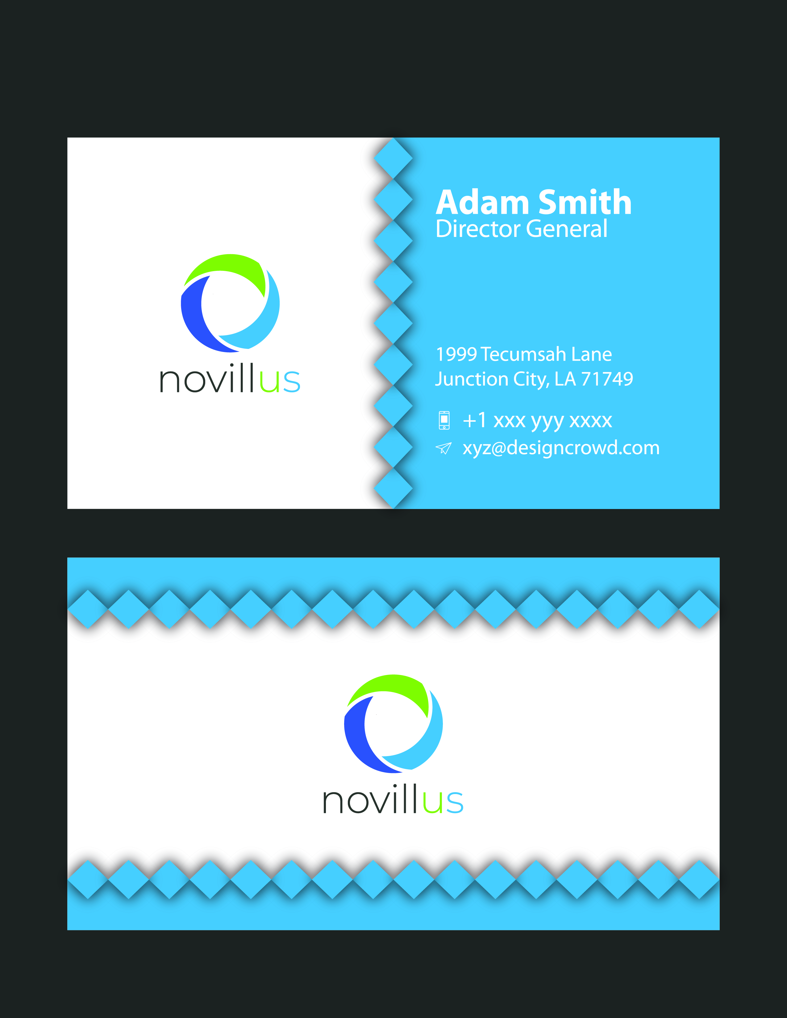 Diseño de Tarjeta de Presentación por Wasifhan para Novillus, LLC | Diseño #28007727