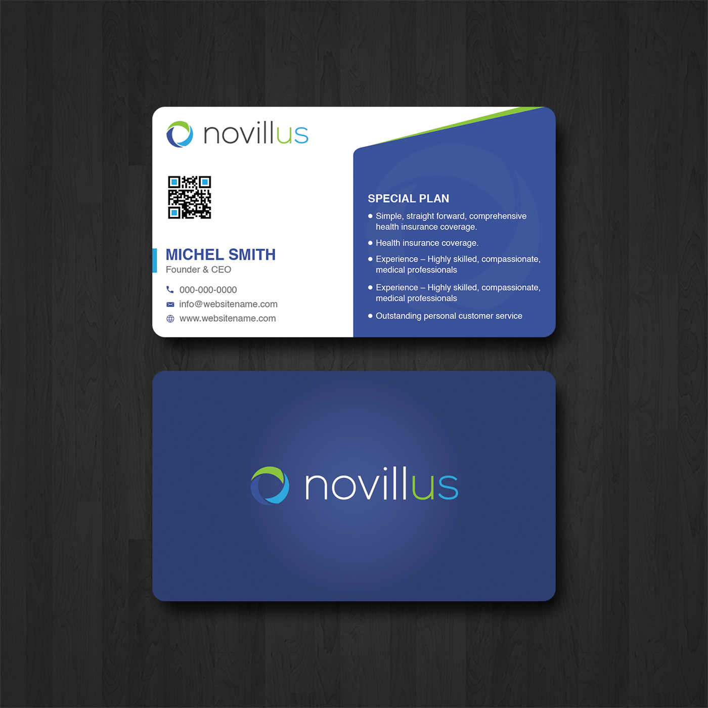 Diseño de Tarjeta de Presentación por ubaidomar para Novillus, LLC | Diseño #28008509