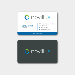 Business Card Design by graphicssquare for Novillus, LLC | Design: #27980559