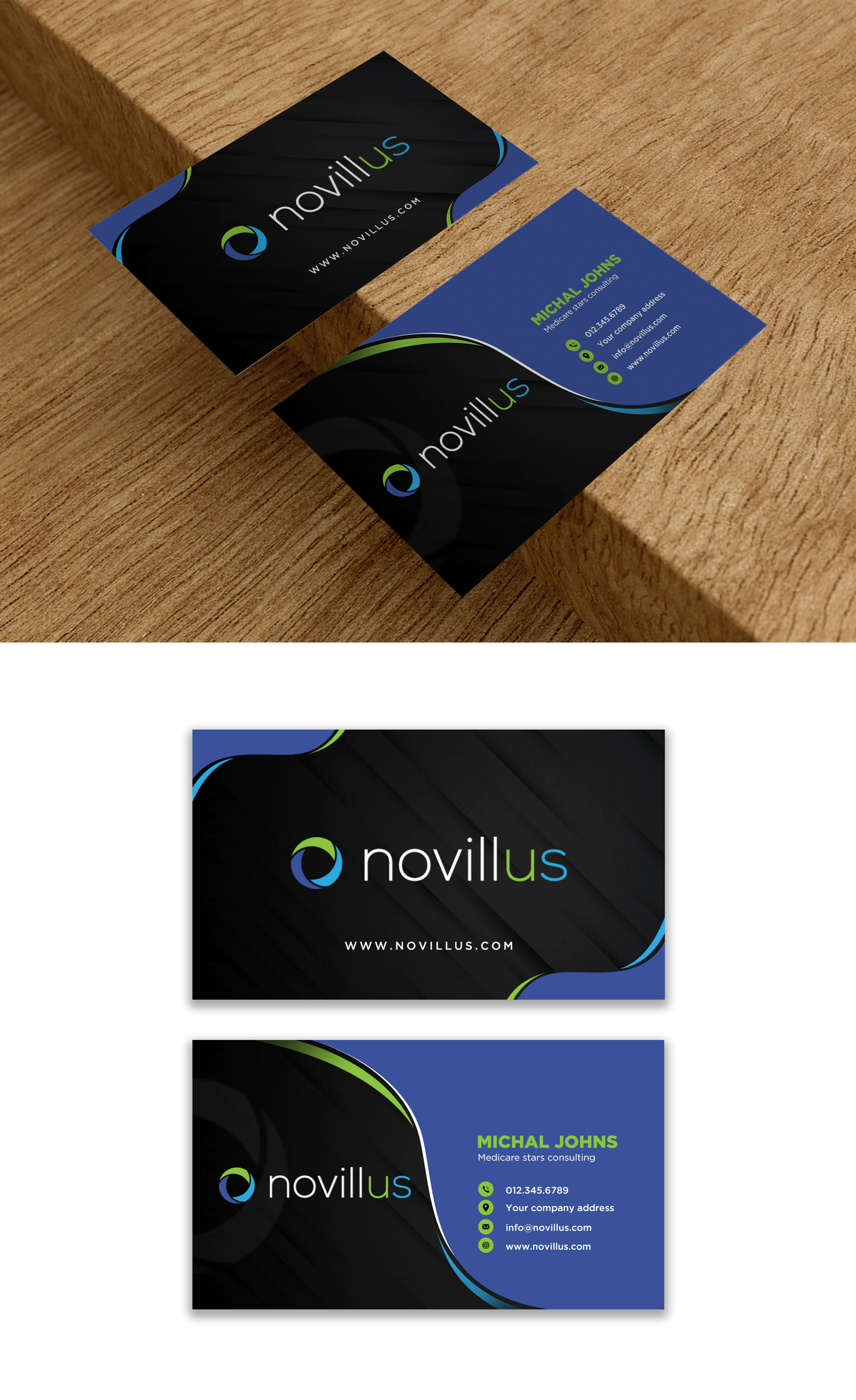 Visitenkarten-Design von debdesign für Novillus, LLC | Design #28007896