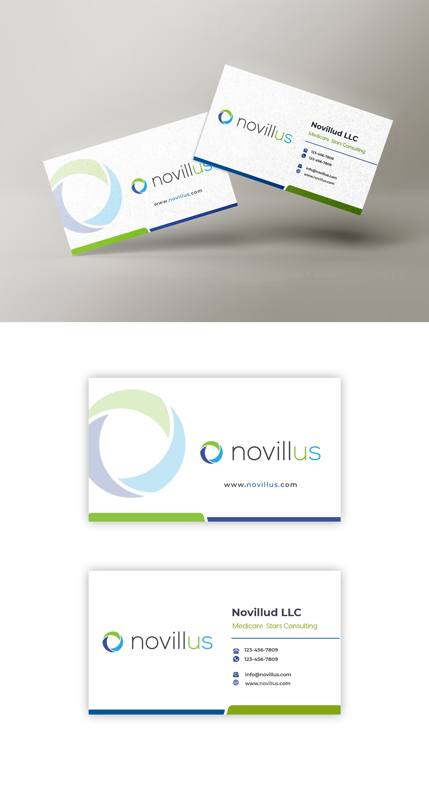 Business Card Design by debdesign for Novillus, LLC | Design #28008761