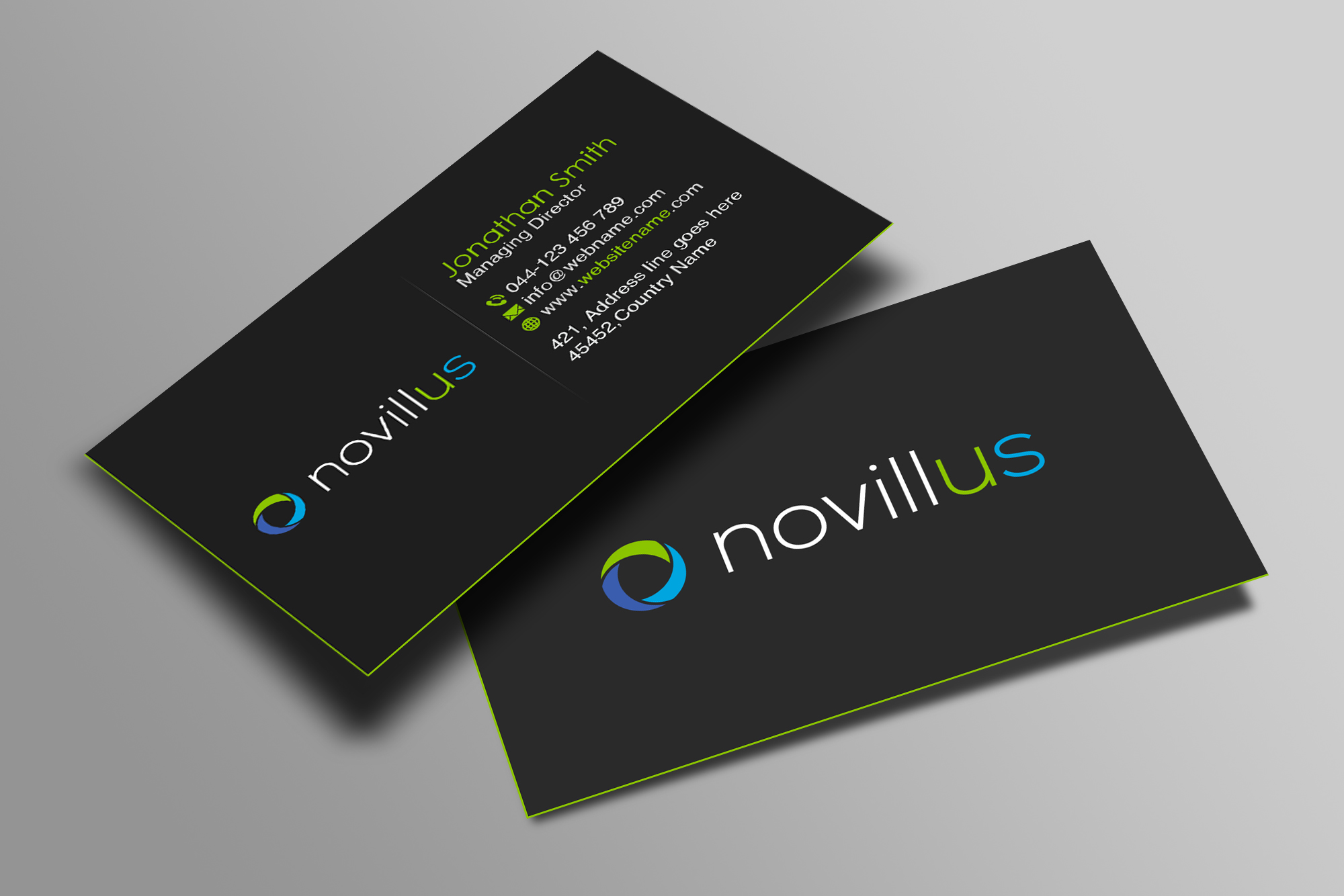 Design de Carte de Visite par Creations Box 2015 pour Novillus, LLC | Design #27989765