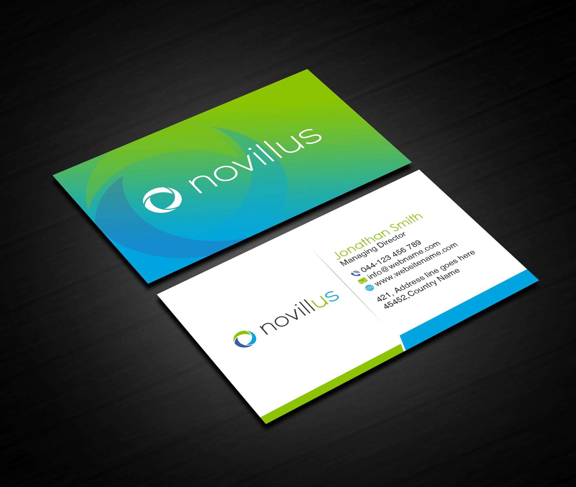 Business Card Design by Creations Box 2015 for Novillus, LLC | Design #27992841
