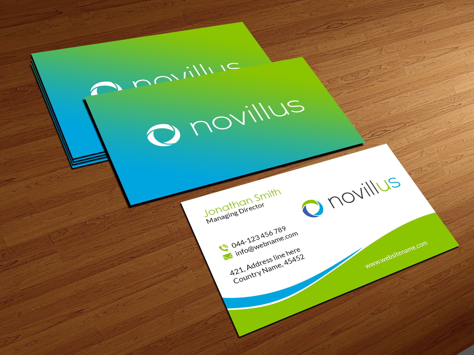 Visitenkarten-Design von Creations Box 2015 für Novillus, LLC | Design #27992842
