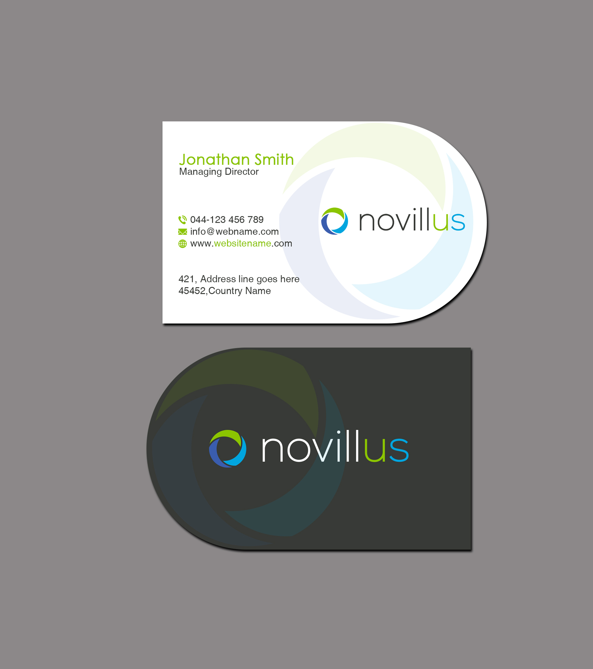 Visitenkarten-Design von Creations Box 2015 für Novillus, LLC | Design #27995276