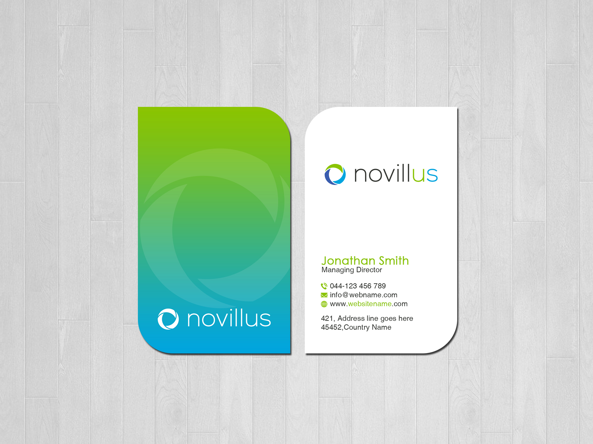 Business Card Design by Creations Box 2015 for Novillus, LLC | Design #27995279