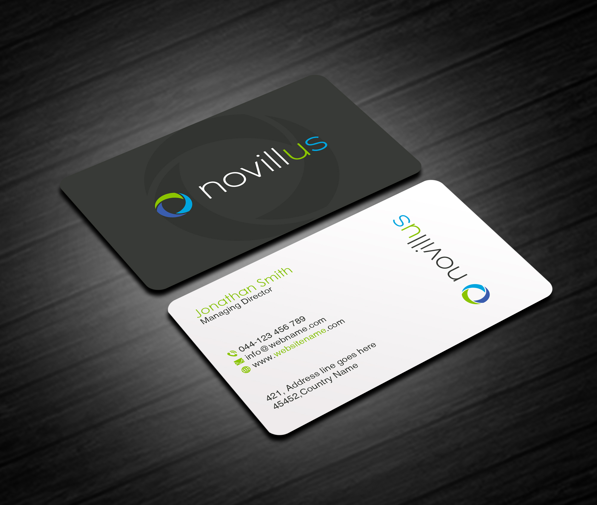 Business Card Design by Creations Box 2015 for Novillus, LLC | Design #28007849