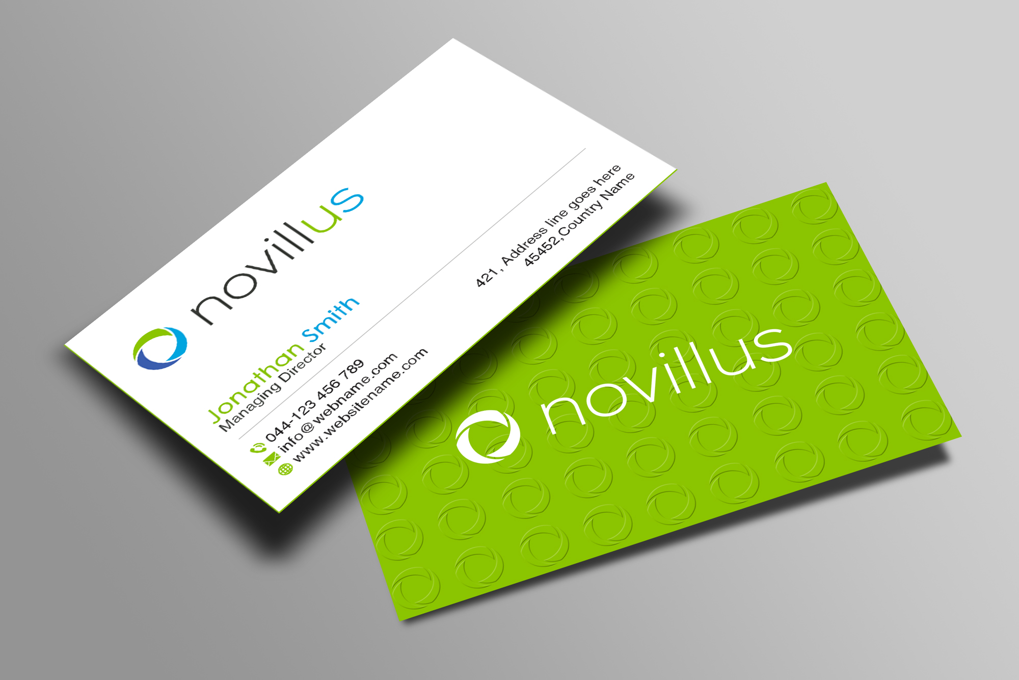 Business Card Design by Creations Box 2015 for Novillus, LLC | Design #28007851