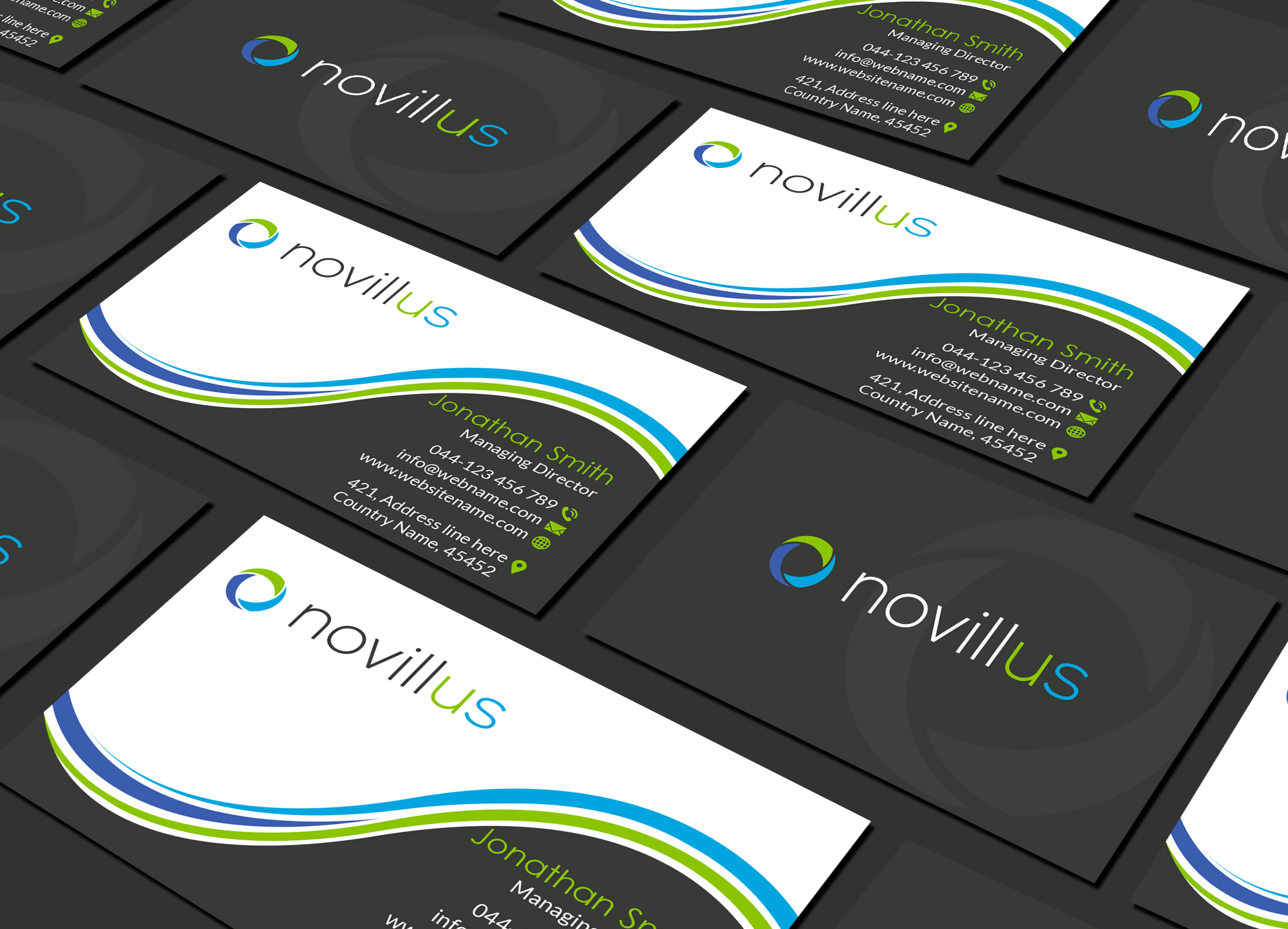 Business Card Design by Creations Box 2015 for Novillus, LLC | Design #28008442