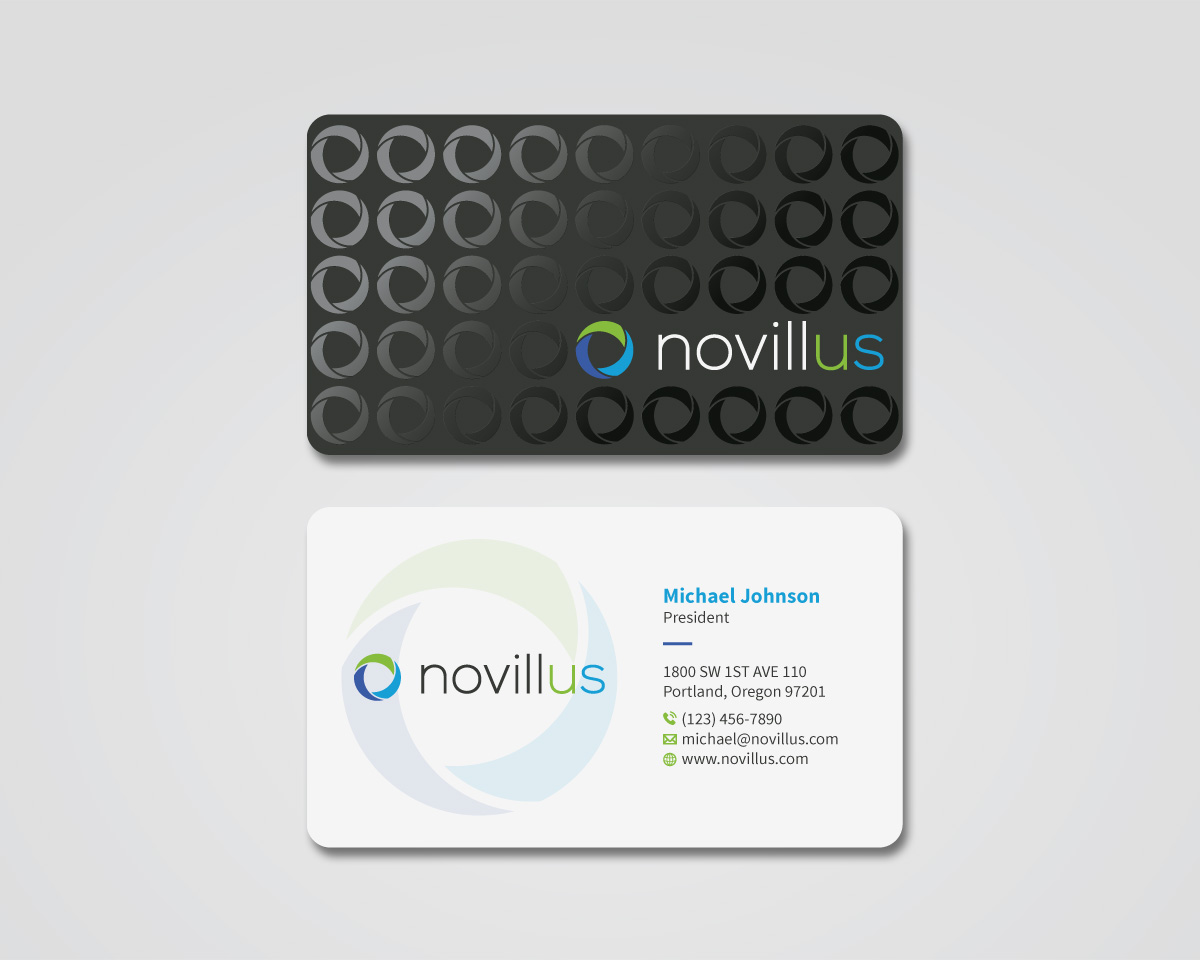 Business Card Design by MDesign for Novillus, LLC | Design #28013274