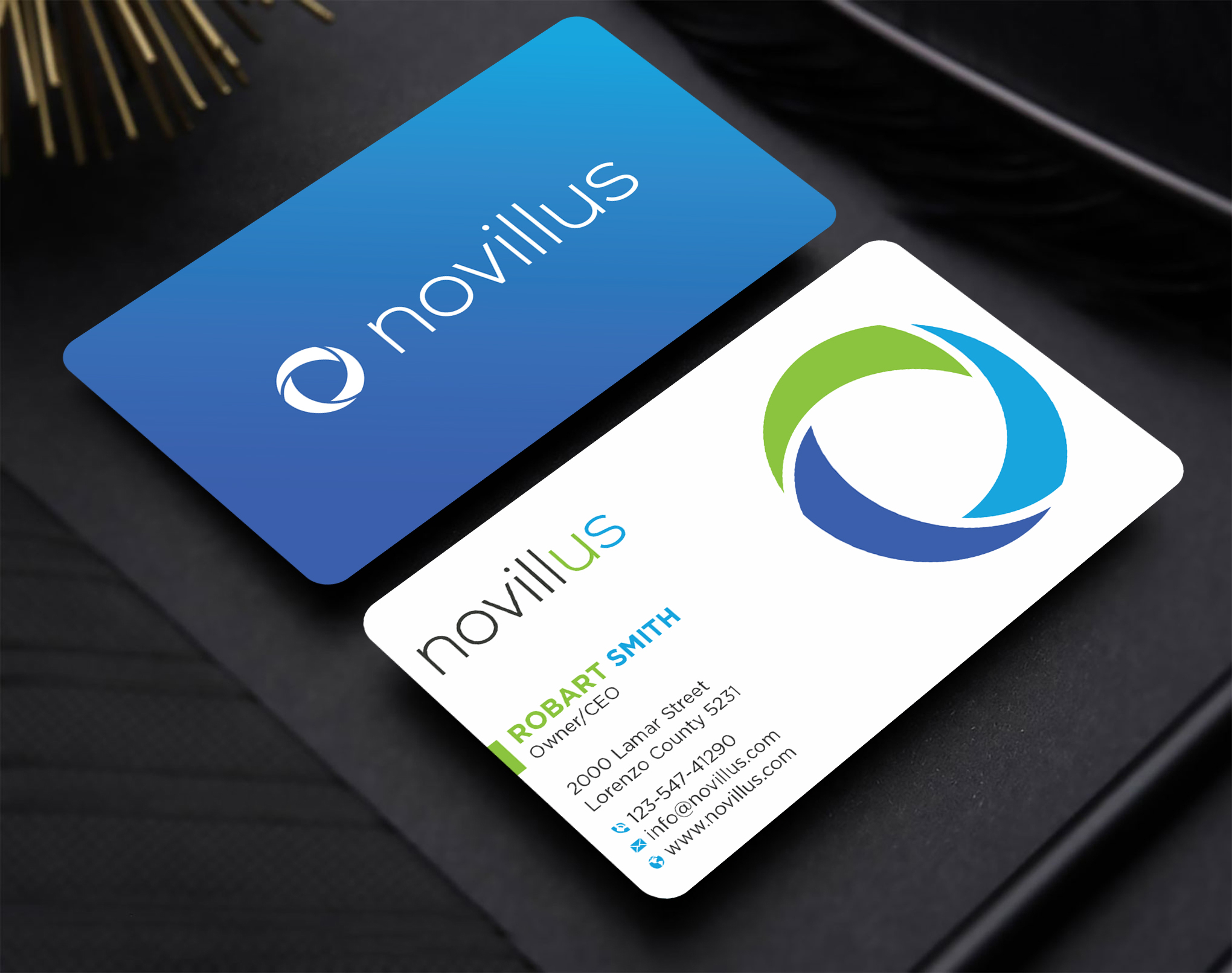 Business Card Design by Uttom 2 for Novillus, LLC | Design #27992719