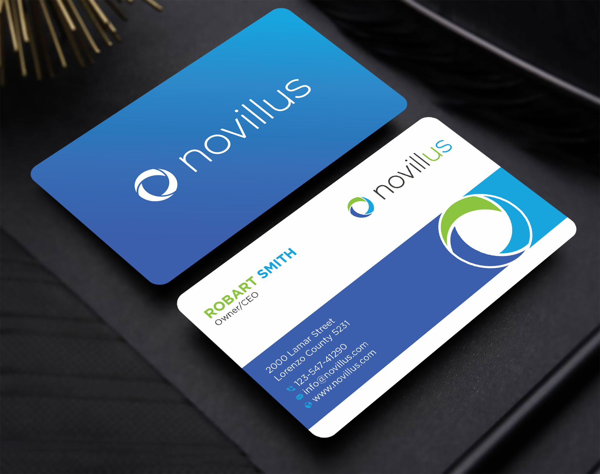 Business Card Design by Uttom 2 for Novillus, LLC | Design #27992721