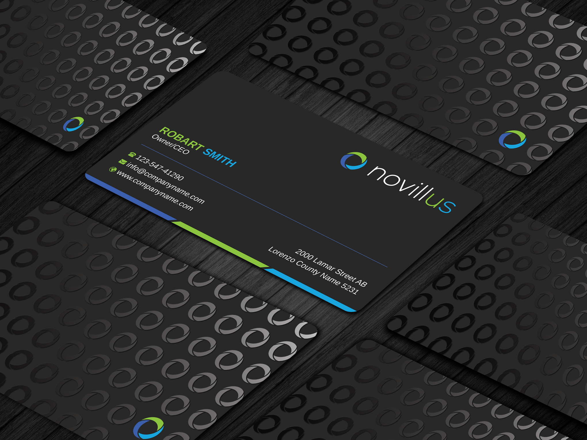 Business Card Design by Uttom 2 for Novillus, LLC | Design #28017105