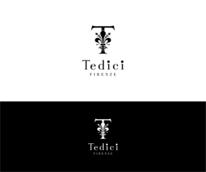 tedici (small caps, larger font size) Firenze (smaller font size) - the 3  “I”s should have a ball instead of a dot | Logo Design by Zeph Design