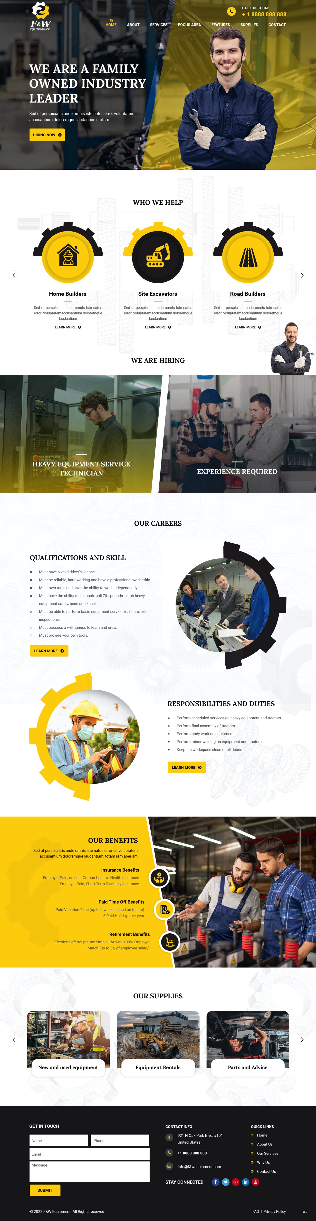 Diseño Web por pb para F&W EQUIPMENT CORP | Diseño #27995231