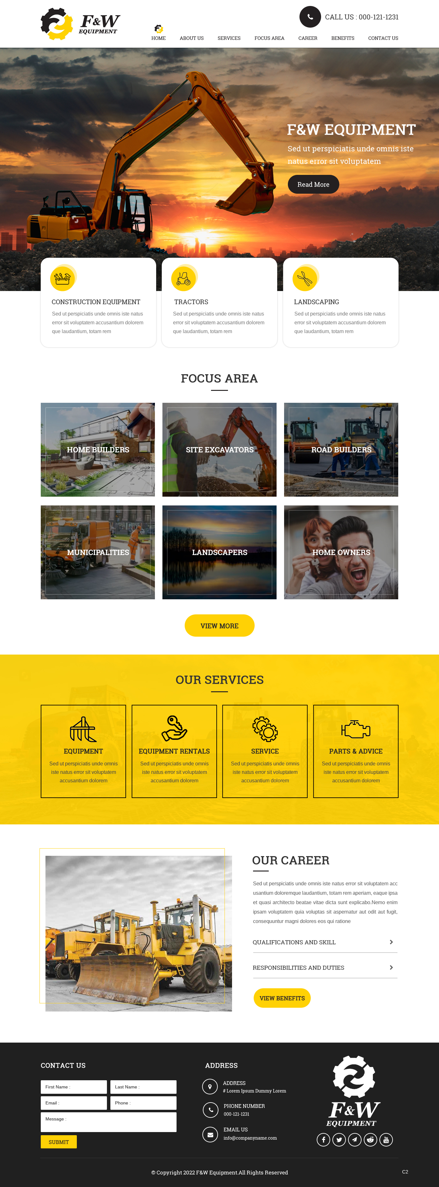 Web Design by pb for F&W EQUIPMENT CORP | Design #27995233