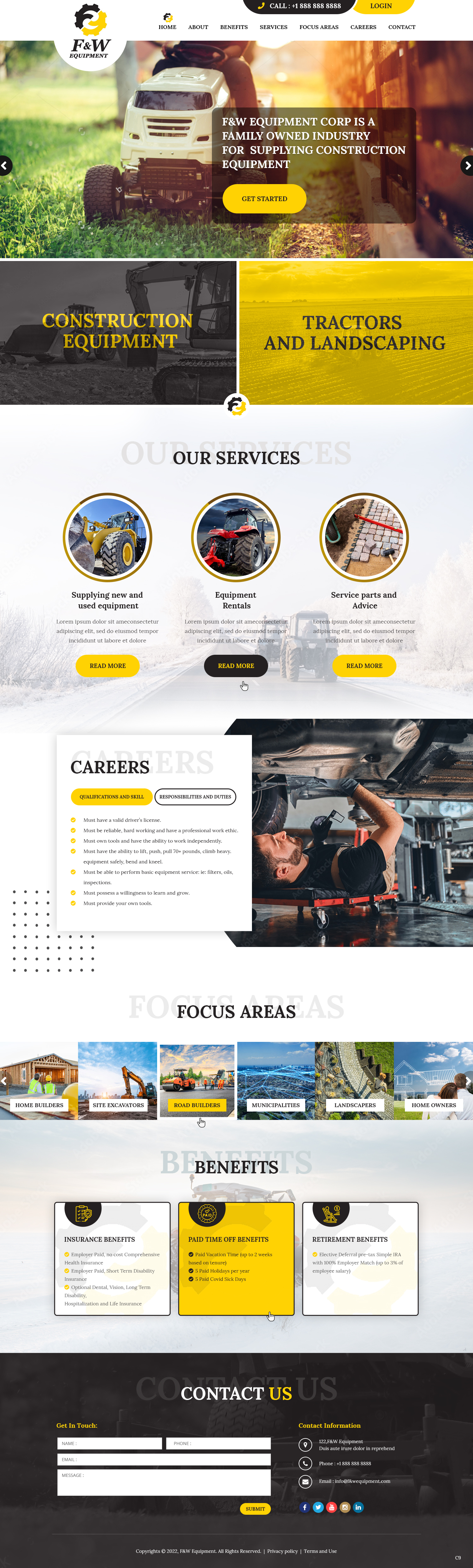Web Design by pb for F&W EQUIPMENT CORP | Design #27995235