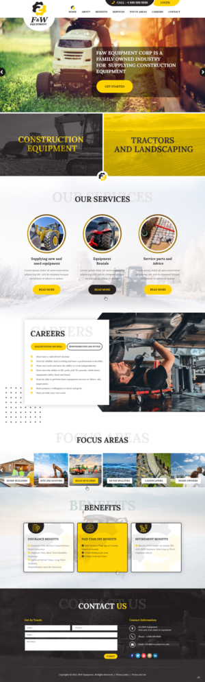 Web Design by pb for F&W EQUIPMENT CORP | Design: #27995235