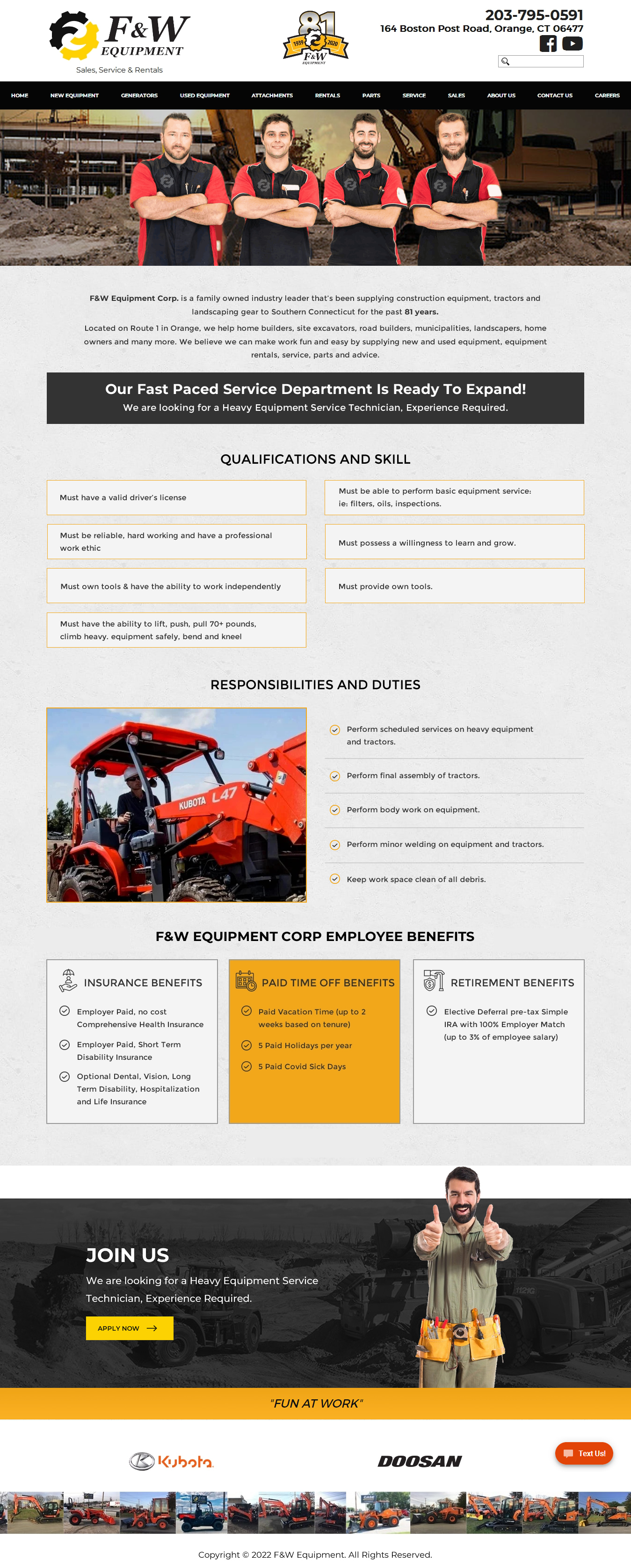 Web Design by Sbss for F&W EQUIPMENT CORP | Design: #27994751