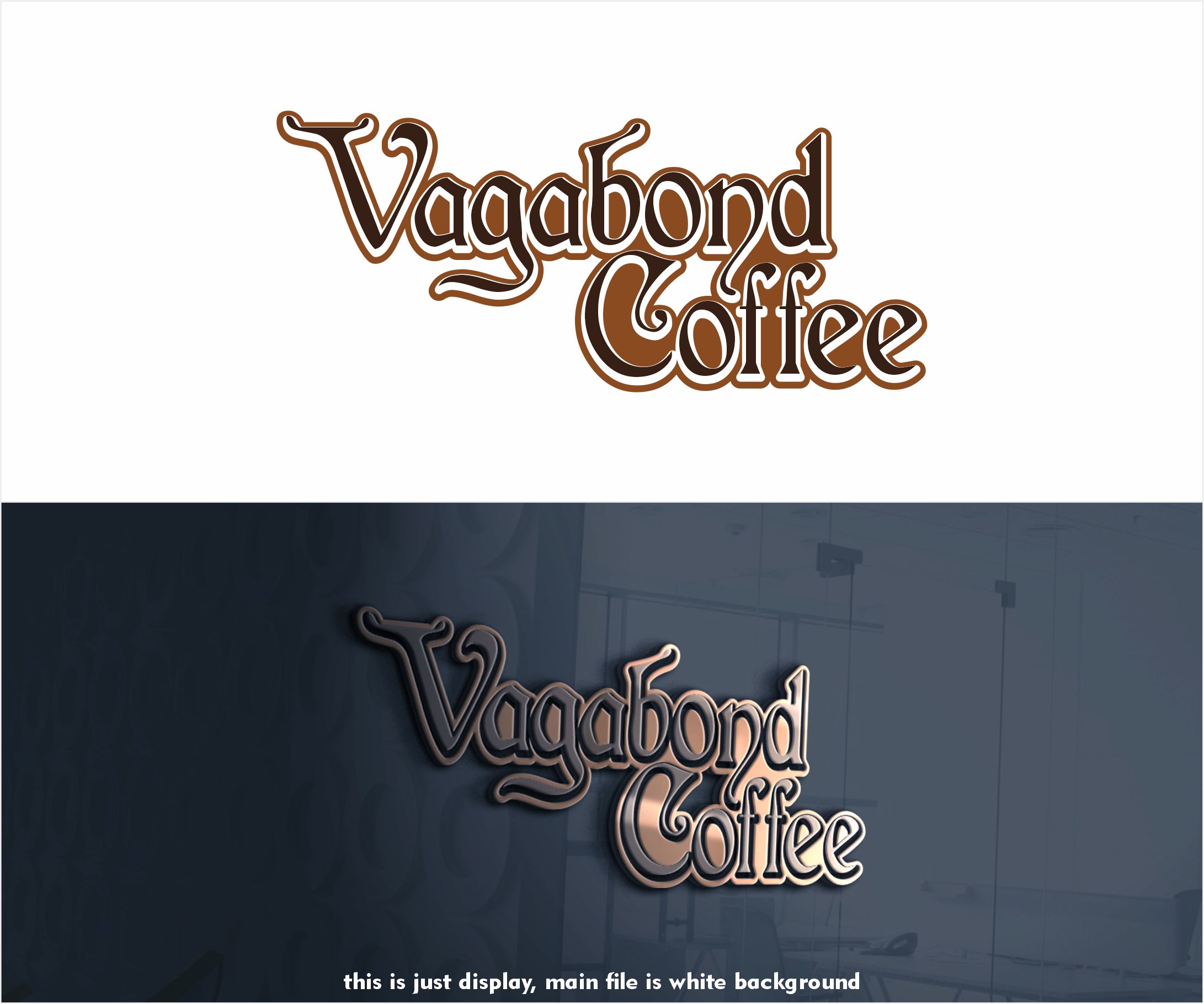 Logo Design by alkaline for Vagabond Coffee | Design #27985593