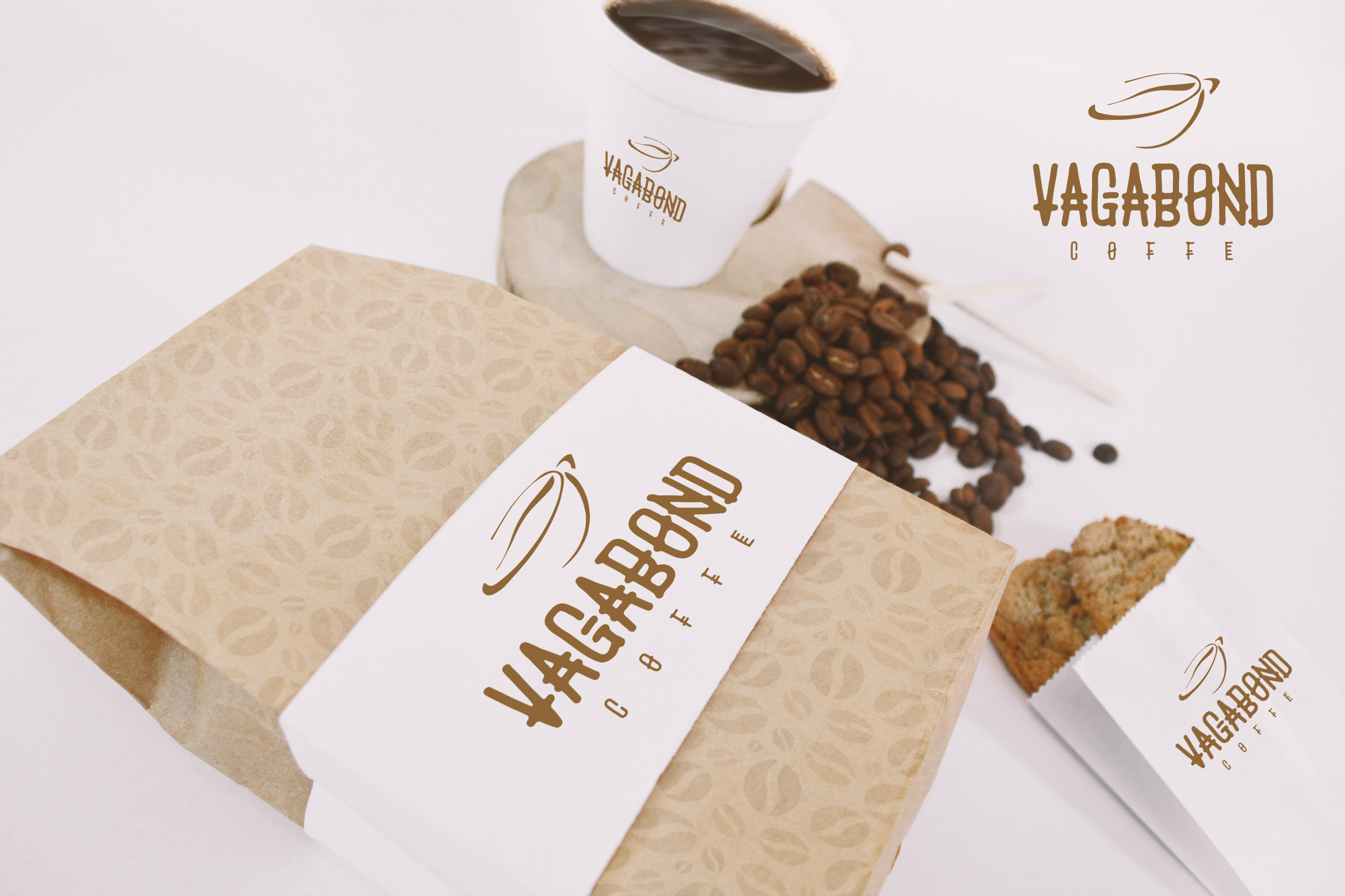Logo Design by Roman Designs for Vagabond Coffee | Design #27991632