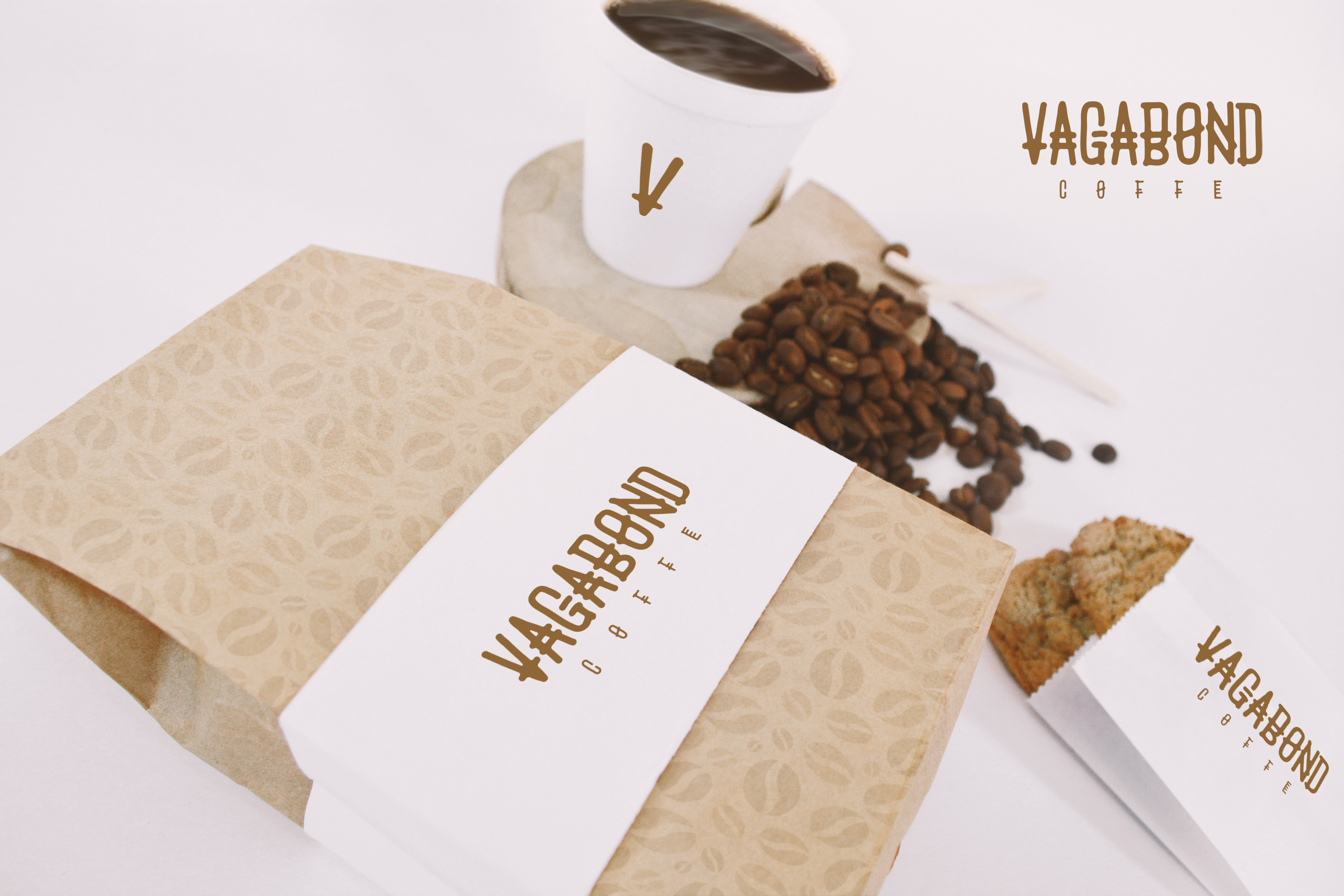 Logo Design by Roman Designs for Vagabond Coffee | Design #27991662