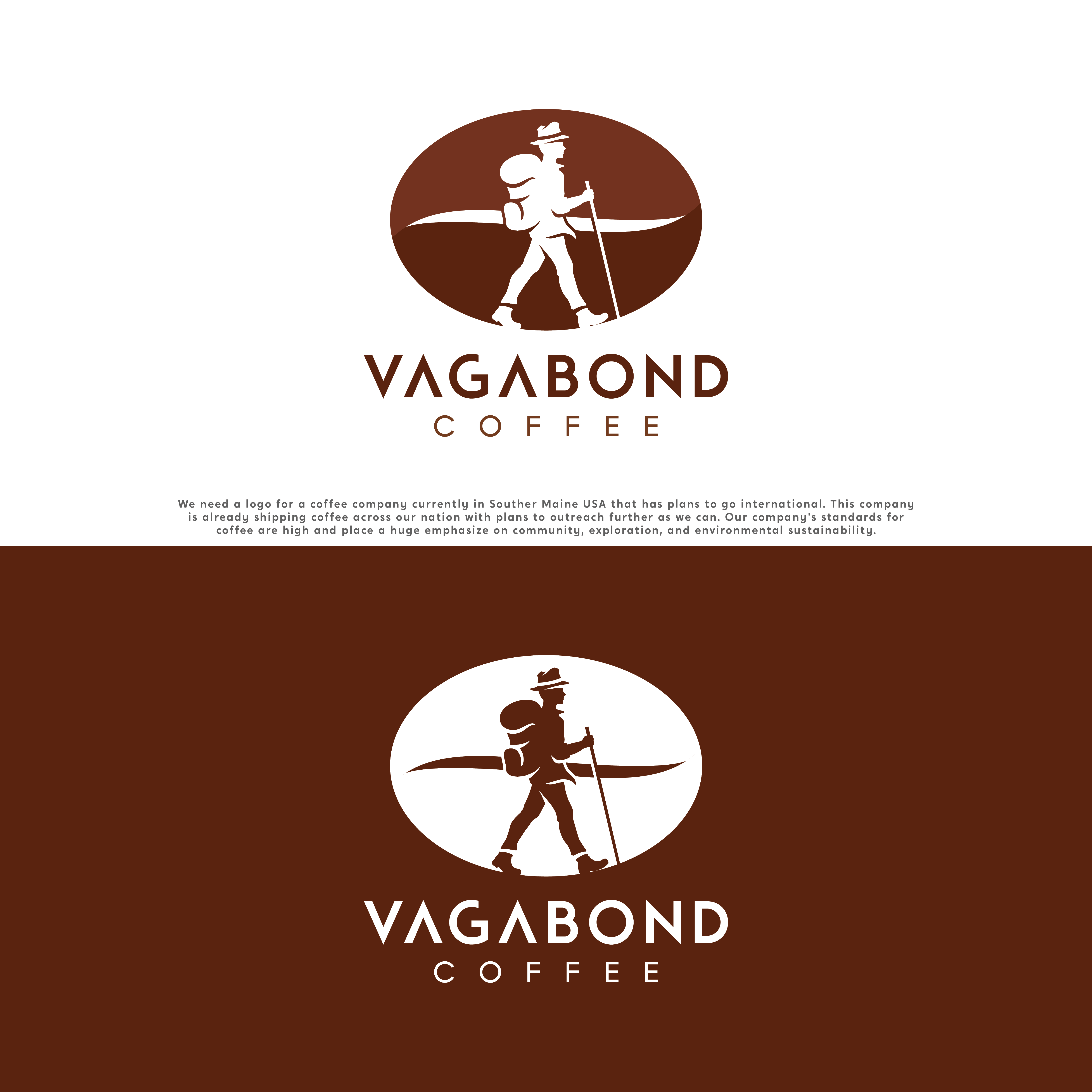 Logo Design by dan-D-dan for Vagabond Coffee | Design #28013117