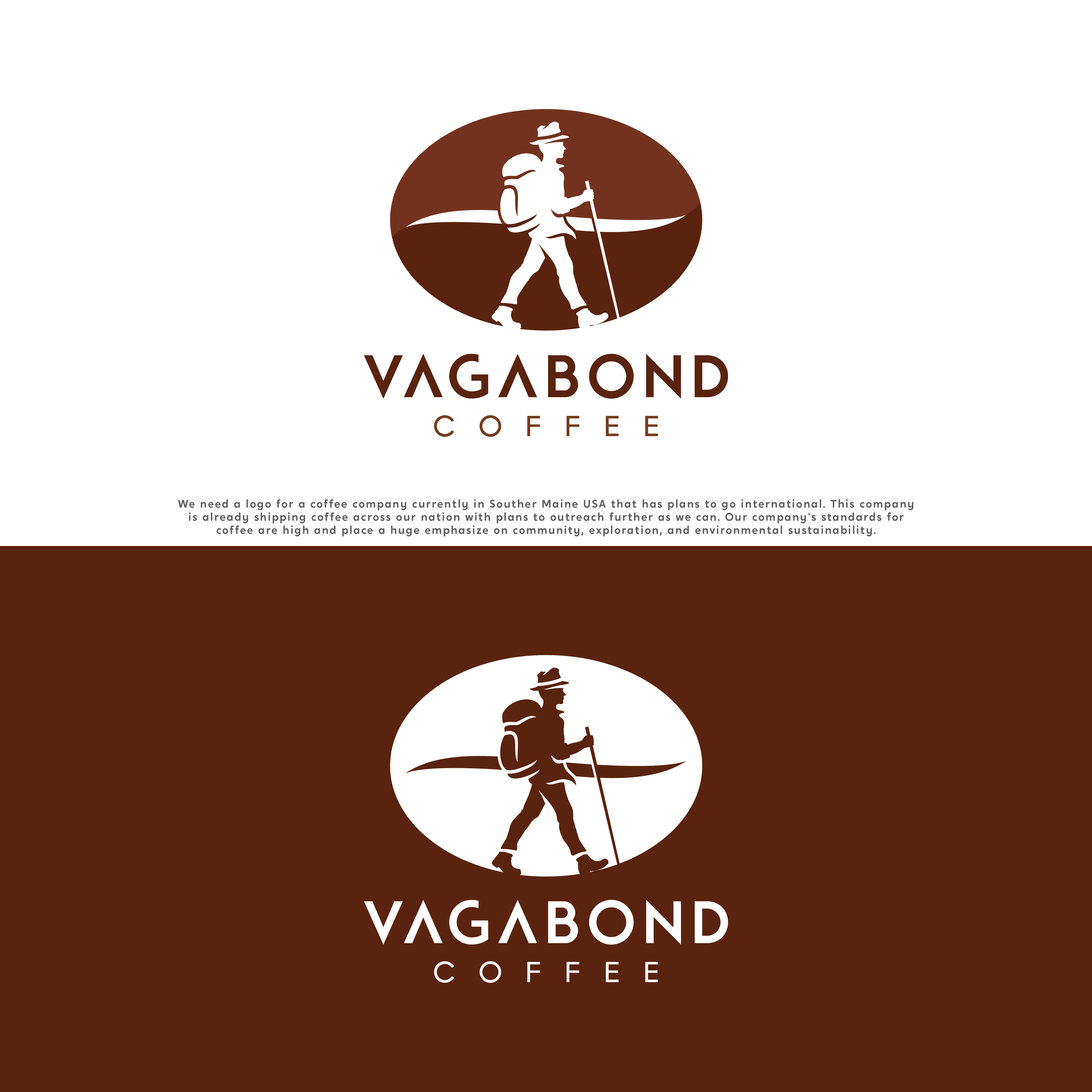 Logo Design by dan-D-dan for Vagabond Coffee | Design #28013524