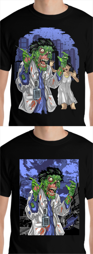 killer Zombie | T-shirt Design by Yakuza20