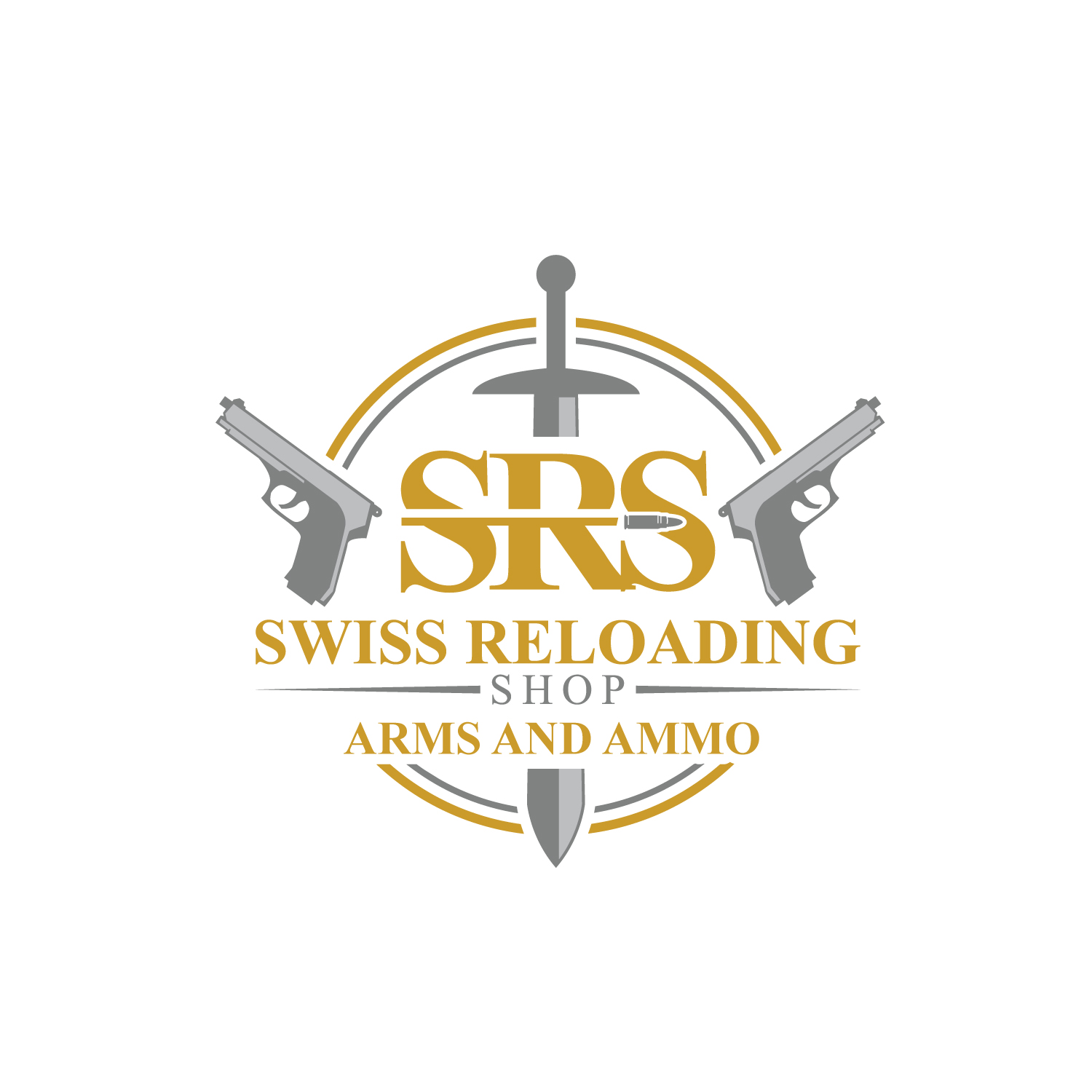 Logo Design by geni for Swiss Reloading Shop | Design #27988687