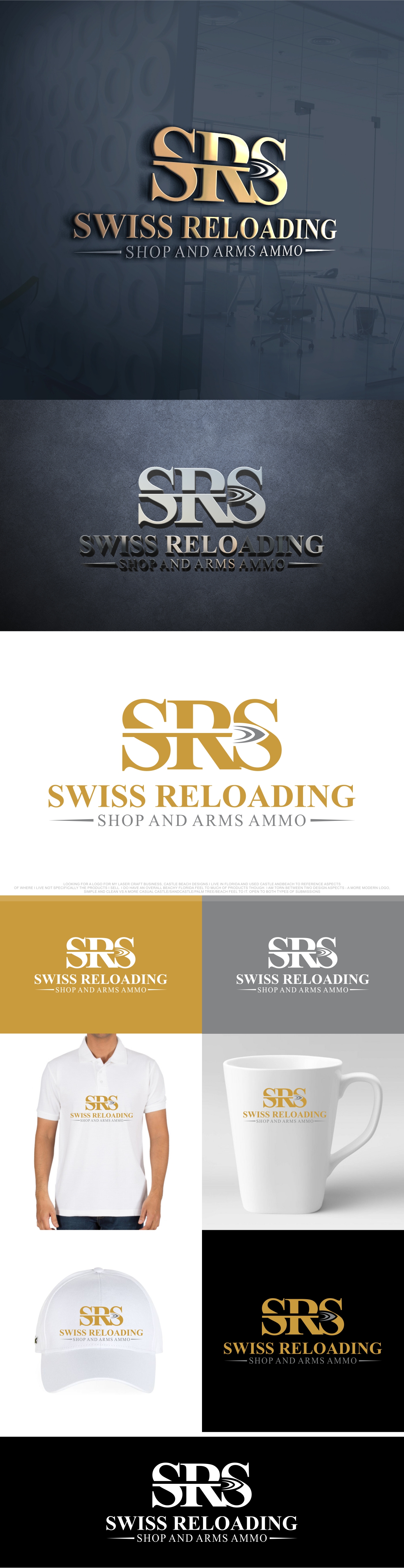 Logo Design by KajalRekha for Swiss Reloading Shop | Design #27990163