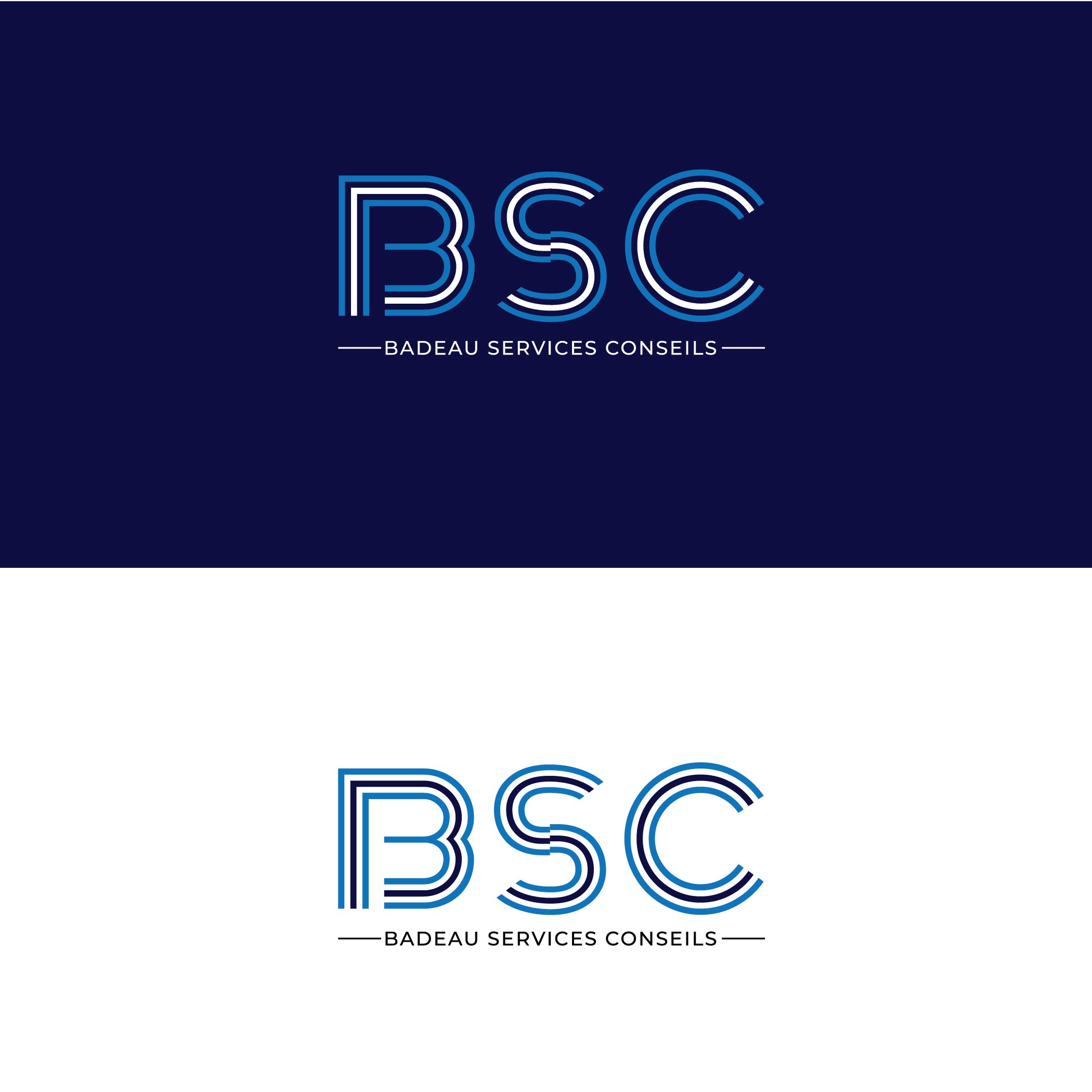 Logo Design by ILLUSTRATOR PRO for Badeau Service Conseil | Design #28032045