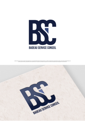 Logo-Design von Fezy Design Studio für Badeau Service Conseil | Design: #27996051