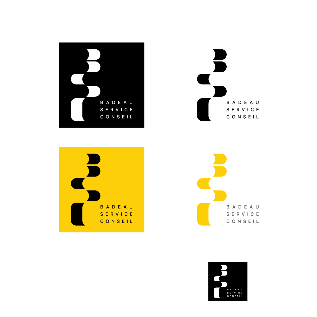 Logo Design by Lilie for Badeau Service Conseil | Design #27998465