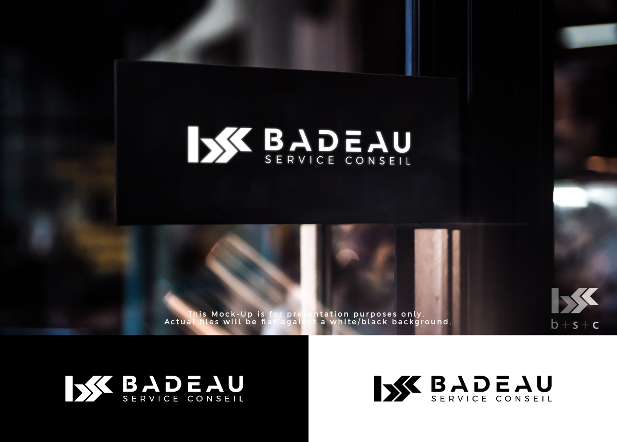 Logo Design by Vetroff for Badeau Service Conseil | Design #28004797