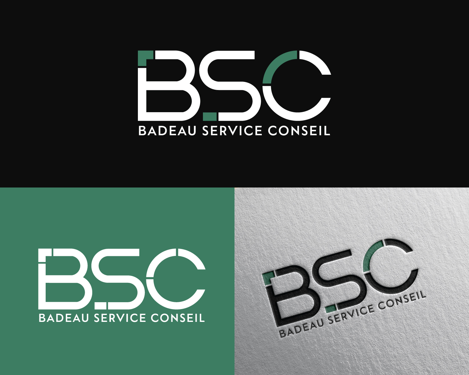 Logo Design by Atec for Badeau Service Conseil | Design #27995446