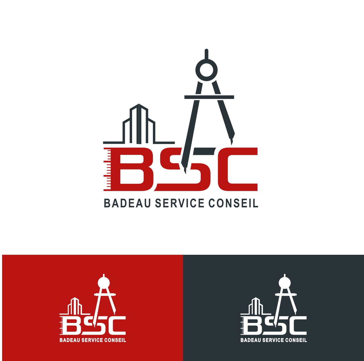 Logo-Design von fly  design für Badeau Service Conseil | Design #27994453