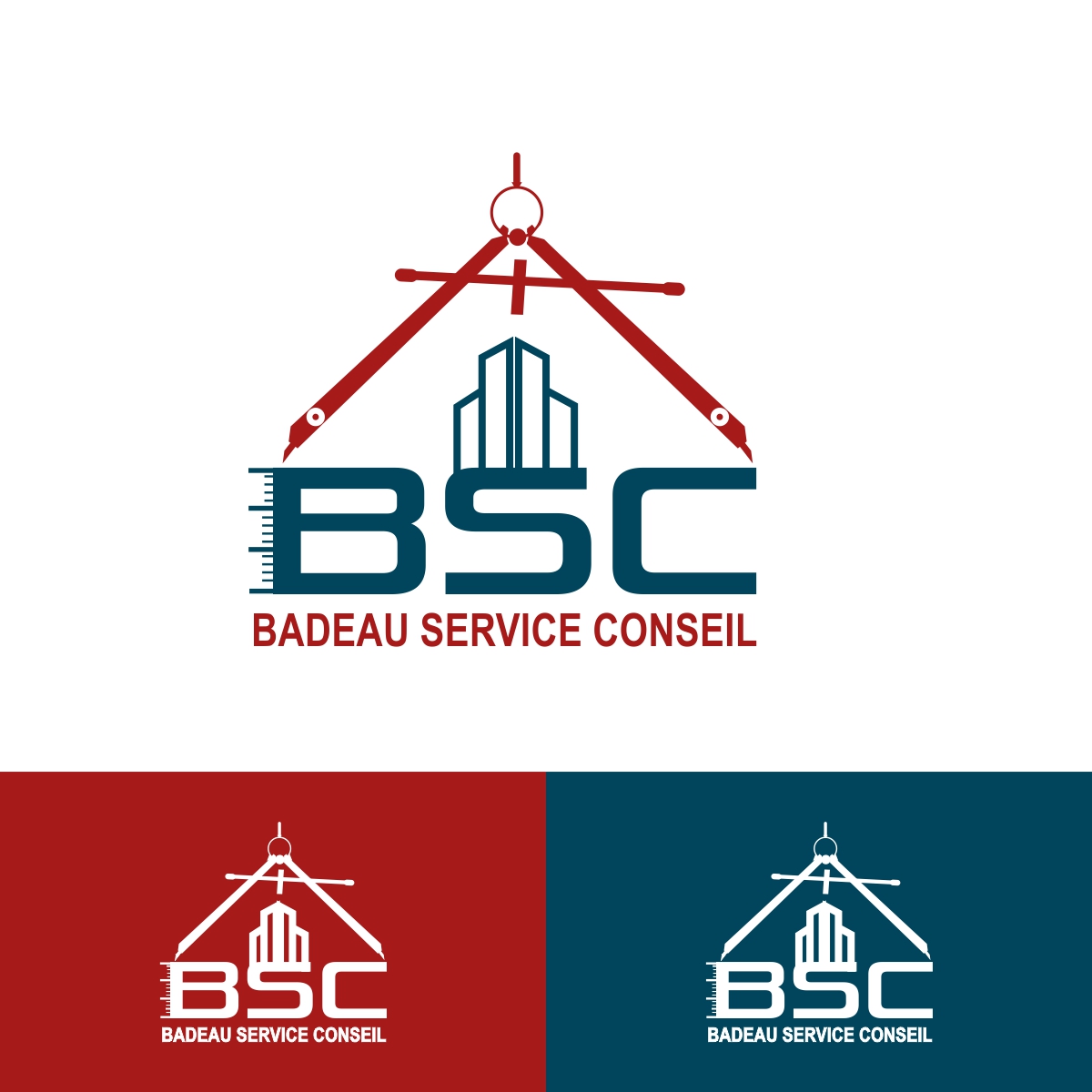 Logo-Design von fly  design für Badeau Service Conseil | Design #27994454