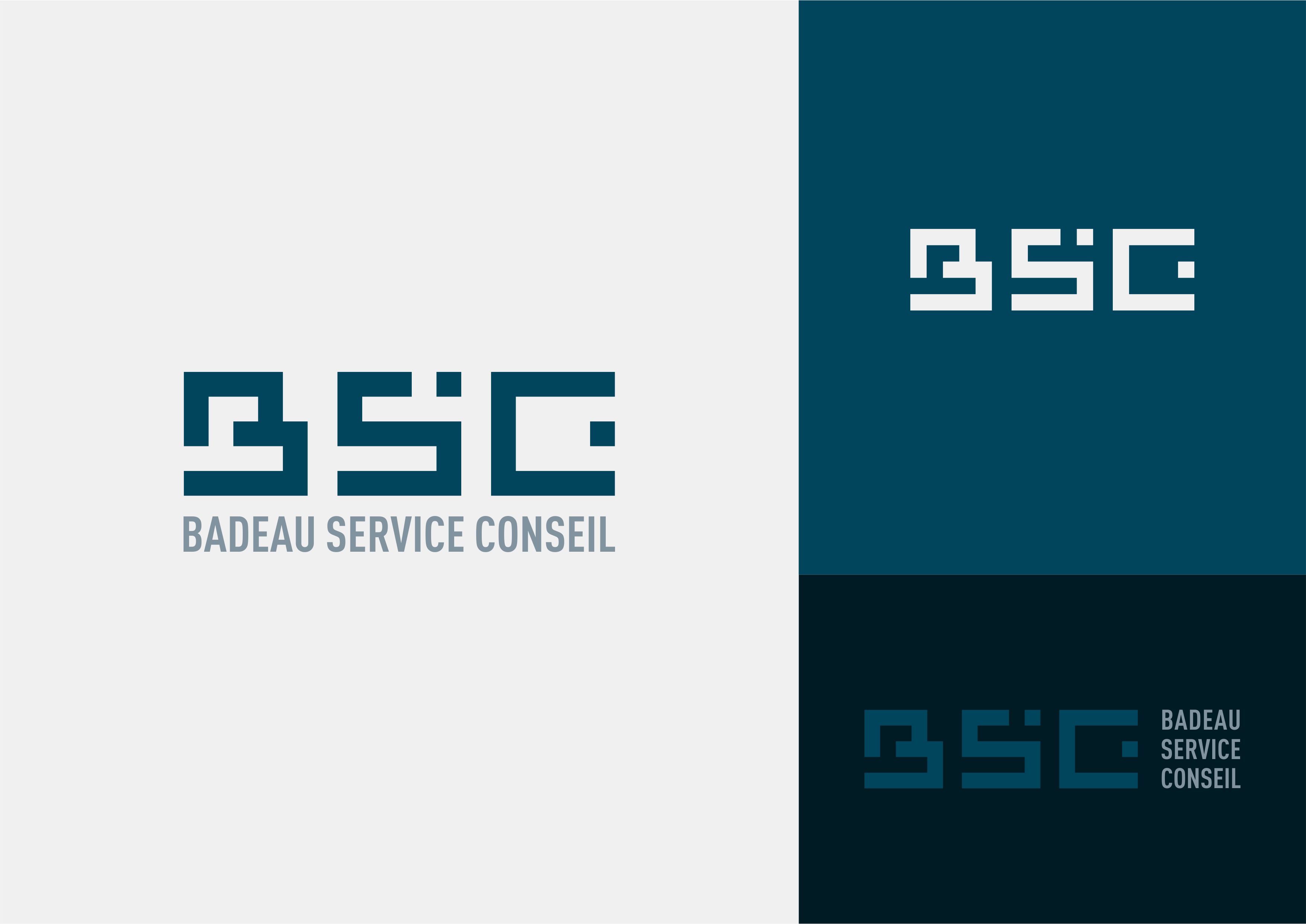 Logo Design by ammar_ed for Badeau Service Conseil | Design #27990277