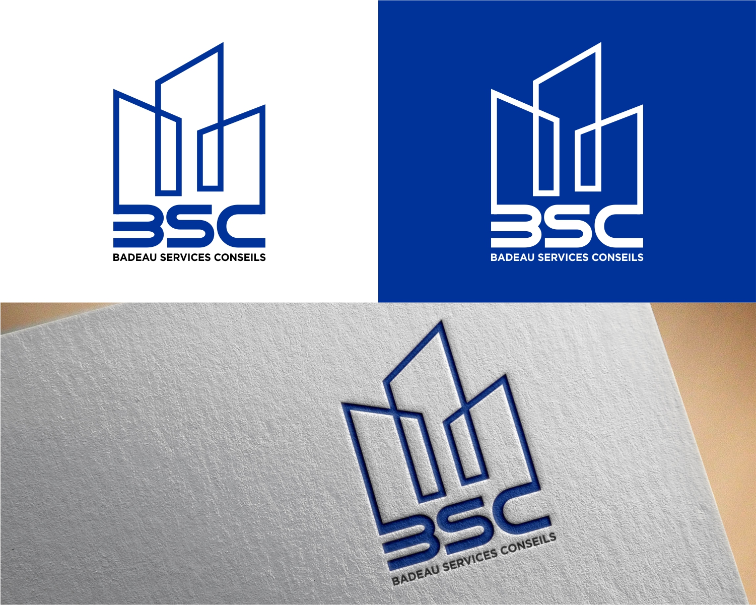 Logo Design by Rusmin Gustamin for Badeau Service Conseil | Design #28020497