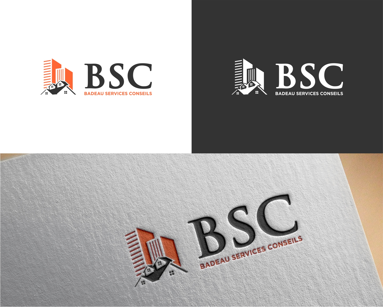 Logo-Design von Rusmin Gustamin für Badeau Service Conseil | Design #28020627