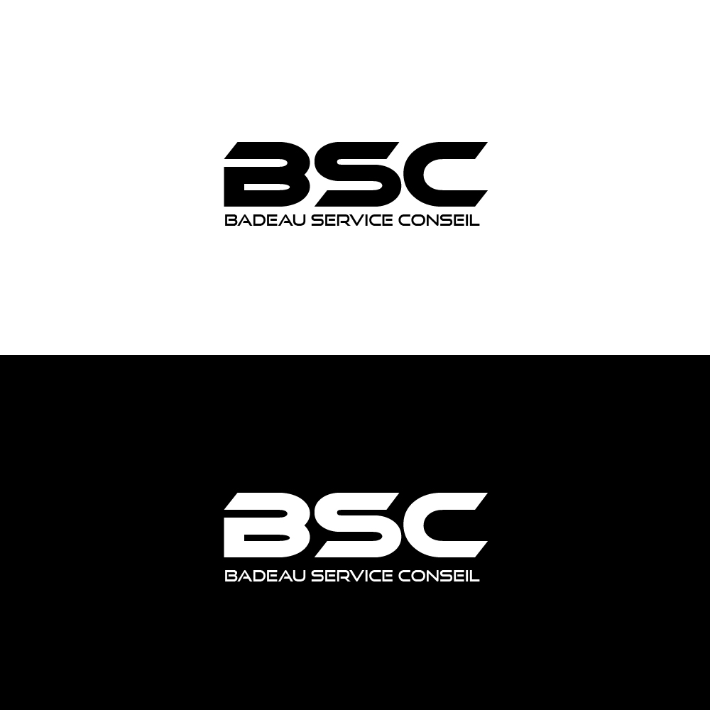Logo Design by AlphabetZero.com for Badeau Service Conseil | Design #27998839